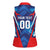 Custom Korea Rugby Women Sleeveless Polo Shirt Mugunghwas Go Champions