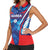 Custom Korea Rugby Women Sleeveless Polo Shirt Mugunghwas Go Champions