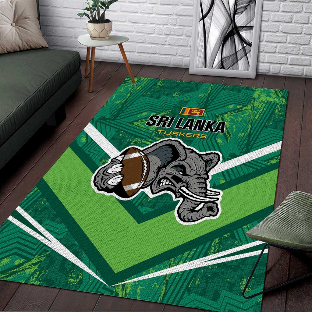 Sri Lanka Rugby Area Rug Tuskers Go Champions