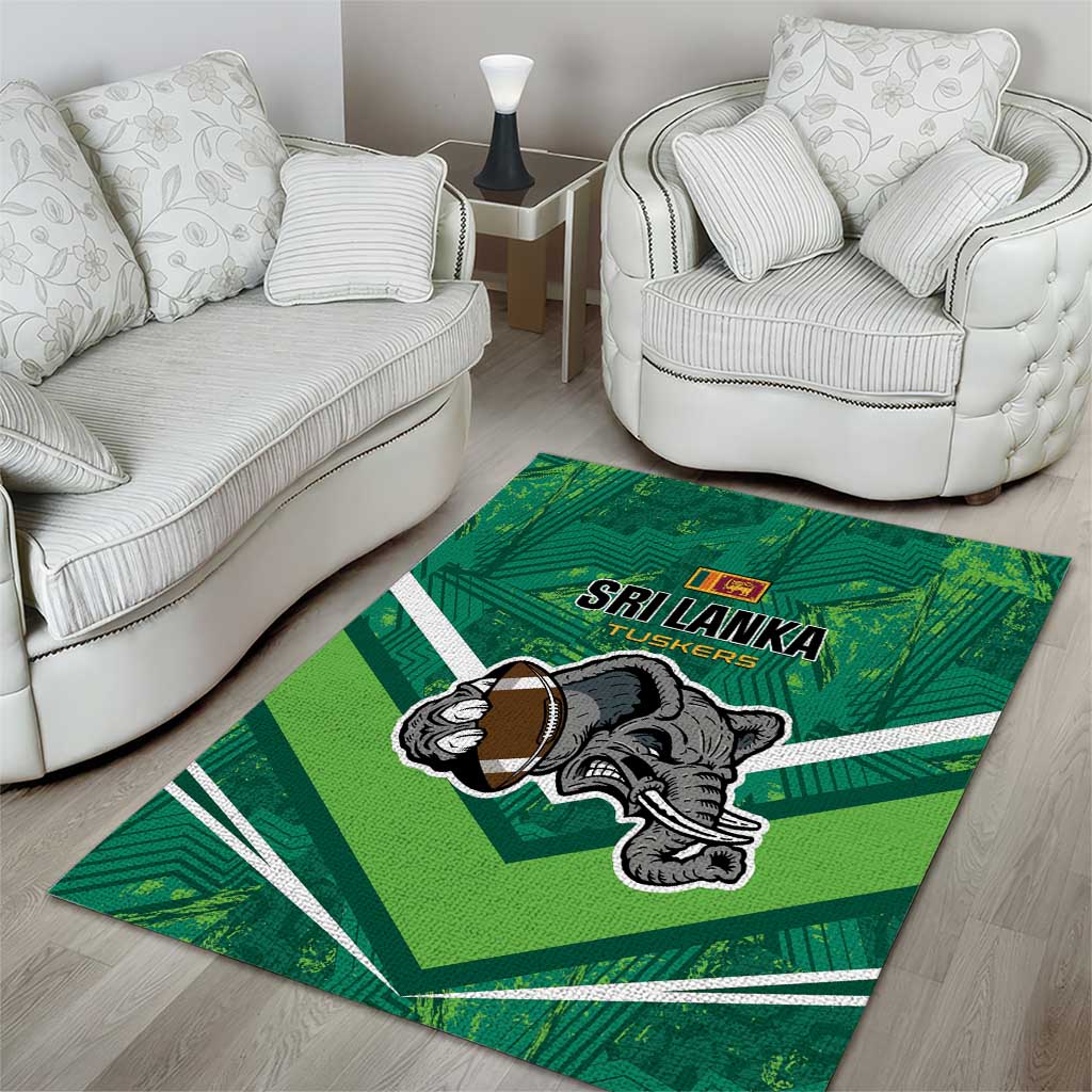 Sri Lanka Rugby Area Rug Tuskers Go Champions