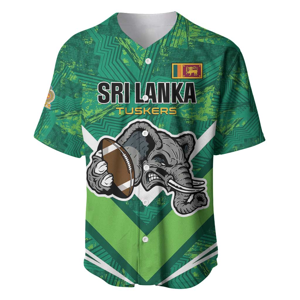 Custom Sri Lanka Rugby Baseball Jersey Tuskers Go Champions