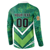 Custom Sri Lanka Rugby Button Sweatshirt Tuskers Go Champions