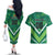 Custom Sri Lanka Rugby Couples Matching Off The Shoulder Long Sleeve Dress and Hawaiian Shirt Tuskers Go Champions