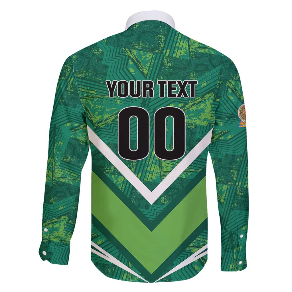 Custom Sri Lanka Rugby Family Matching Long Sleeve Bodycon Dress and Hawaiian Shirt Tuskers Go Champions