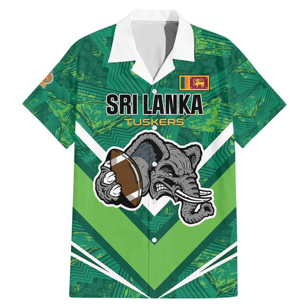 Custom Sri Lanka Rugby Family Matching Mermaid Dress and Hawaiian Shirt Tuskers Go Champions