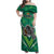 Custom Sri Lanka Rugby Family Matching Off Shoulder Maxi Dress and Hawaiian Shirt Tuskers Go Champions