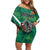 Custom Sri Lanka Rugby Family Matching Off Shoulder Short Dress and Hawaiian Shirt Tuskers Go Champions