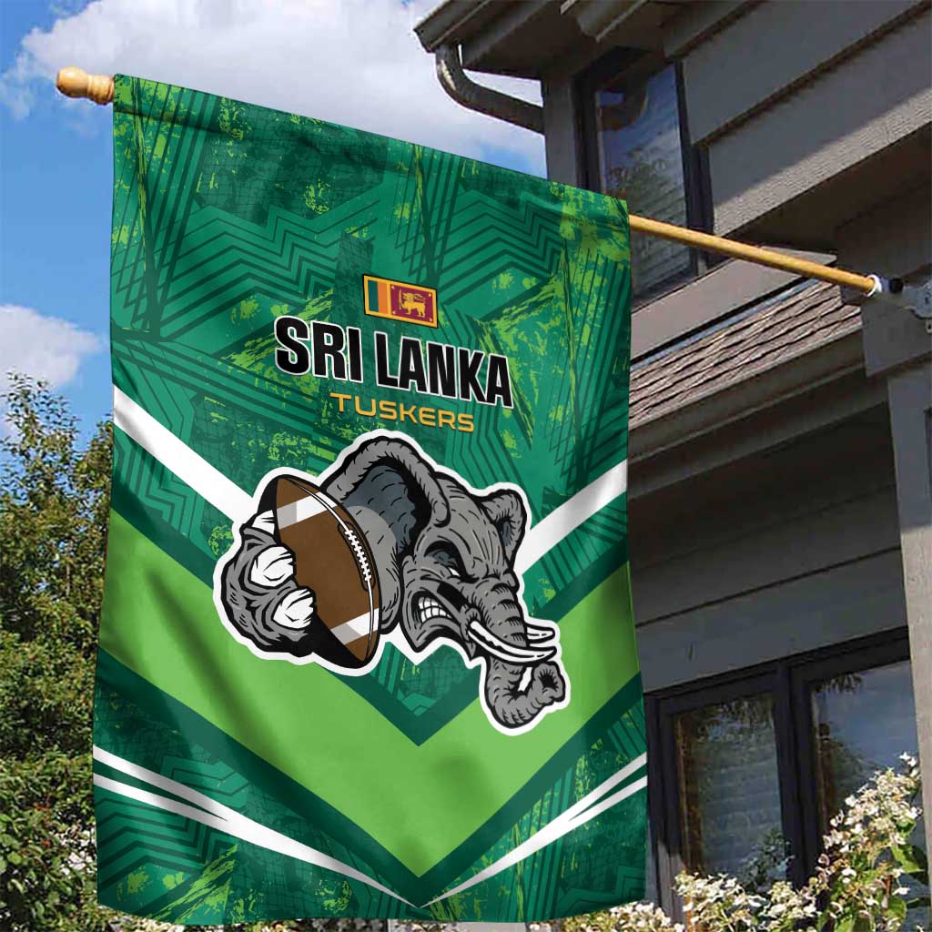 Sri Lanka Rugby Garden Flag Tuskers Go Champions