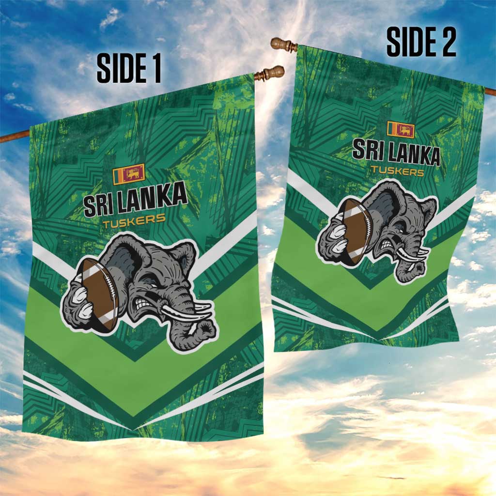Sri Lanka Rugby Garden Flag Tuskers Go Champions