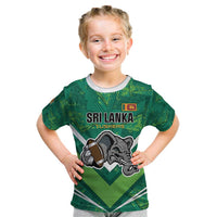 Custom Sri Lanka Rugby Kid T Shirt Tuskers Go Champions
