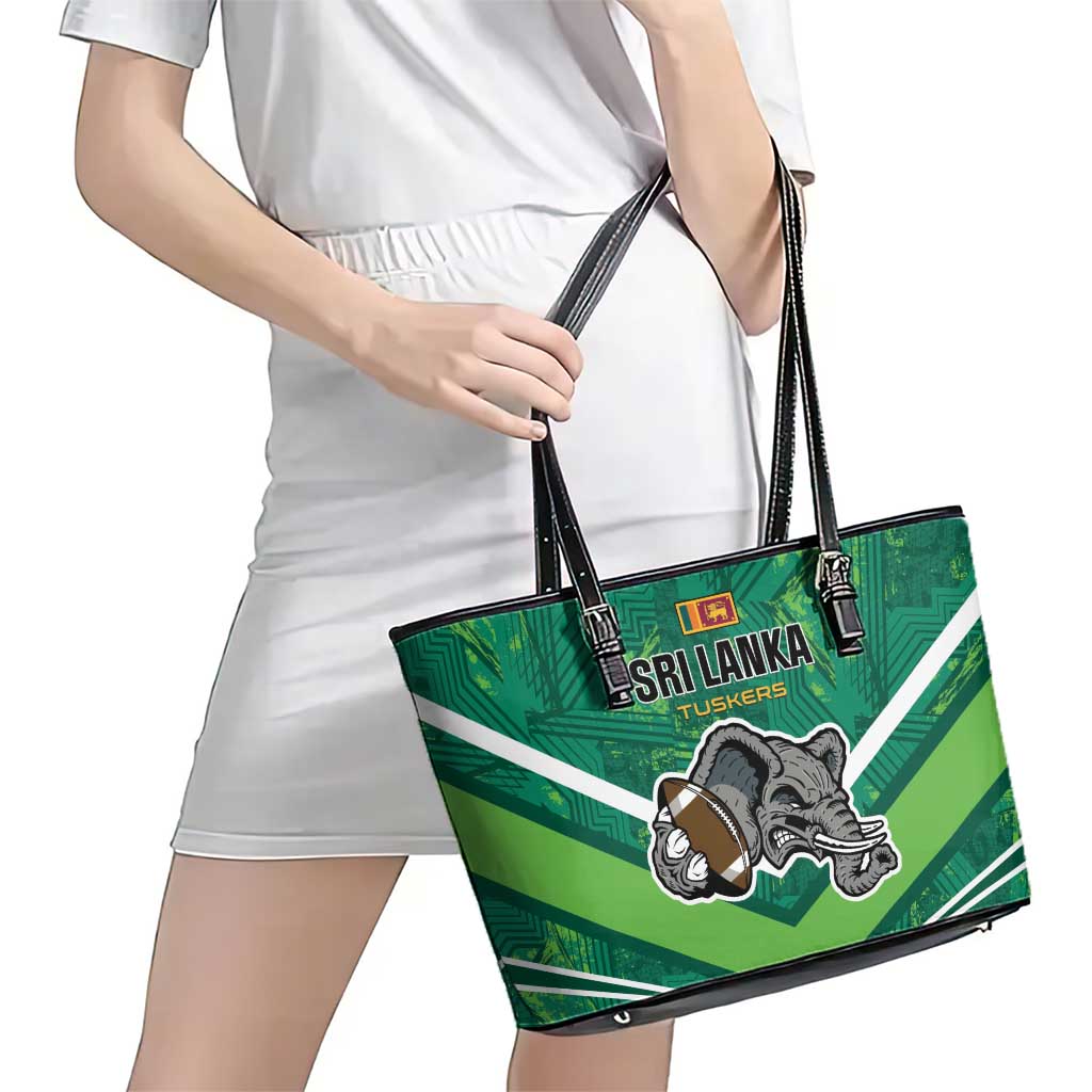 Sri Lanka Rugby Leather Tote Bag Tuskers Go Champions