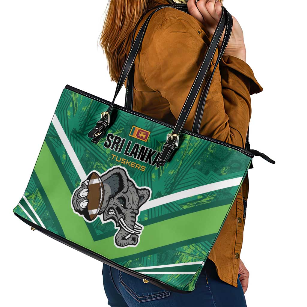 Sri Lanka Rugby Leather Tote Bag Tuskers Go Champions