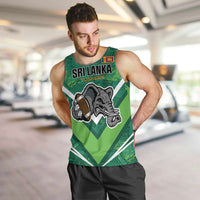 Custom Sri Lanka Rugby Men Tank Top Tuskers Go Champions