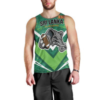 Custom Sri Lanka Rugby Men Tank Top Tuskers Go Champions