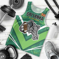 Custom Sri Lanka Rugby Men Tank Top Tuskers Go Champions