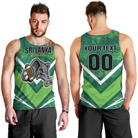 Custom Sri Lanka Rugby Men Tank Top Tuskers Go Champions