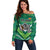 Custom Sri Lanka Rugby Off Shoulder Sweater Tuskers Go Champions