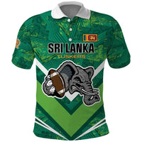 Custom Sri Lanka Rugby Polo Shirt Tuskers Go Champions
