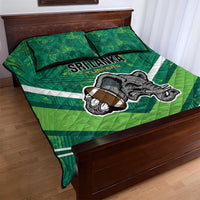 Sri Lanka Rugby Quilt Bed Set Tuskers Go Champions