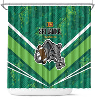 Sri Lanka Rugby Shower Curtain Tuskers Go Champions
