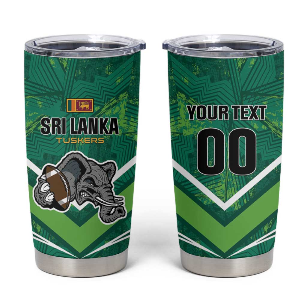 Custom Sri Lanka Rugby Tumbler Cup Tuskers Go Champions