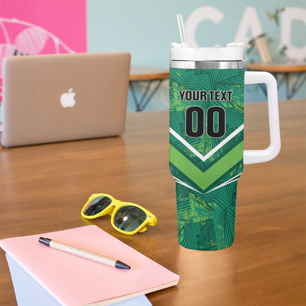 Custom Sri Lanka Rugby Tumbler With Handle Tuskers Go Champions