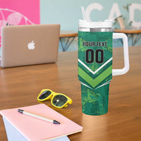 Custom Sri Lanka Rugby Tumbler With Handle Tuskers Go Champions