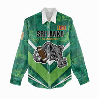 Custom Sri Lanka Rugby Women Casual Shirt Tuskers Go Champions