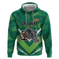 Custom Sri Lanka Rugby Zip Hoodie Tuskers Go Champions