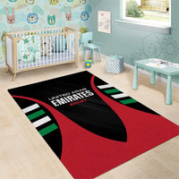 United Arab Emirates Rugby Area Rug UAE Go Champions