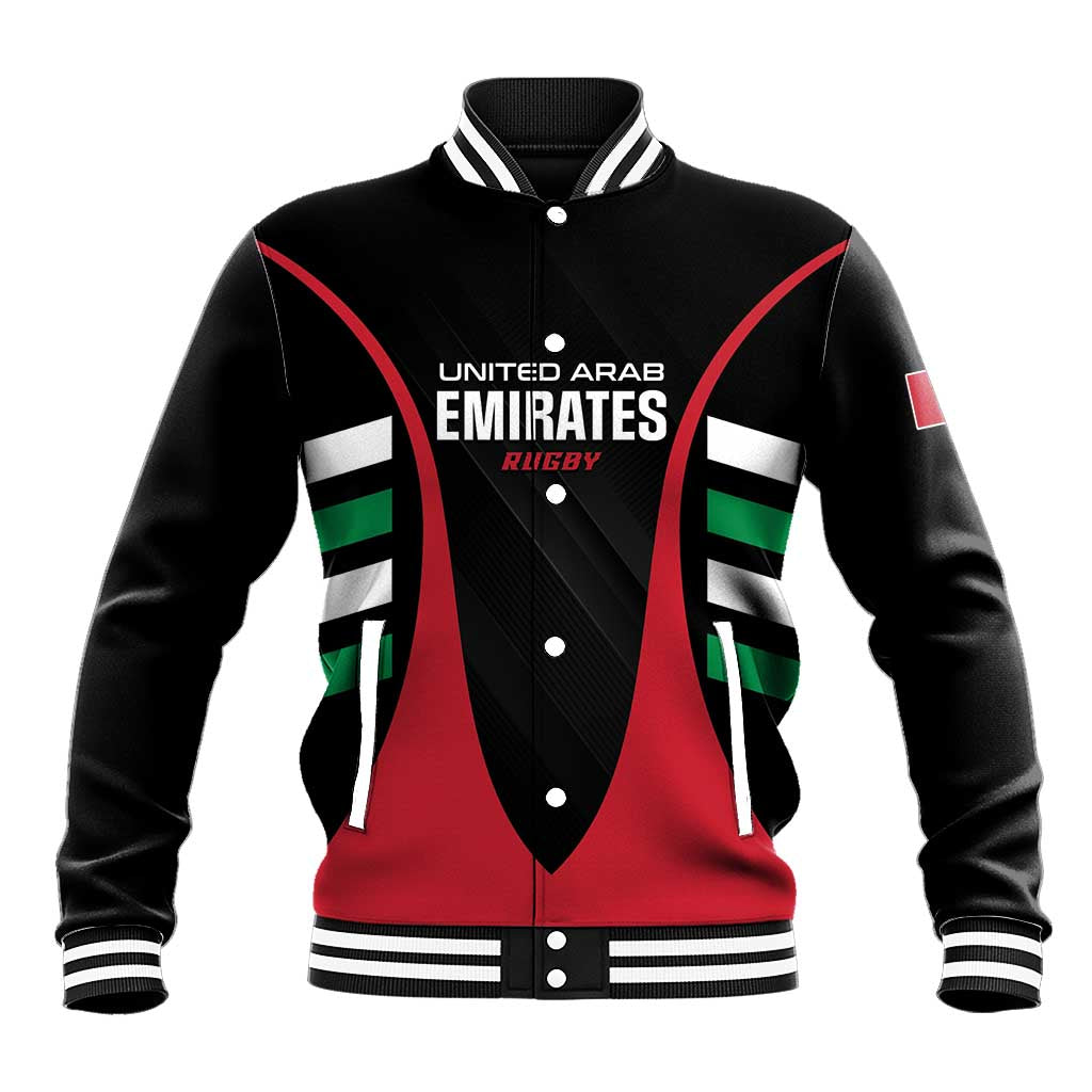 Custom United Arab Emirates Rugby Baseball Jacket UAE Go Champions