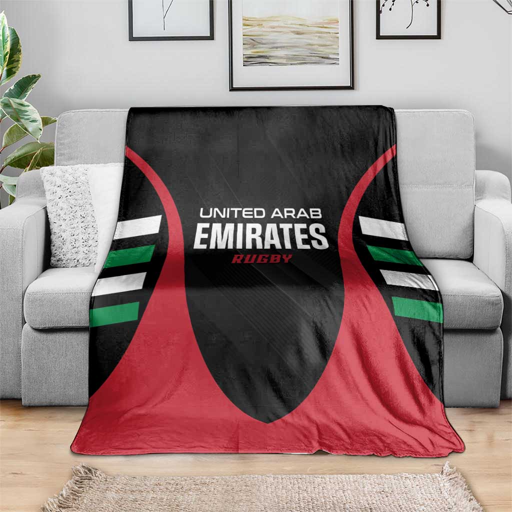 United Arab Emirates Rugby Blanket UAE Go Champions