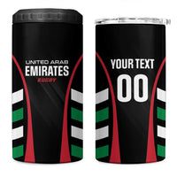 Custom United Arab Emirates Rugby 4 in 1 Can Cooler Tumbler UAE Go Champions