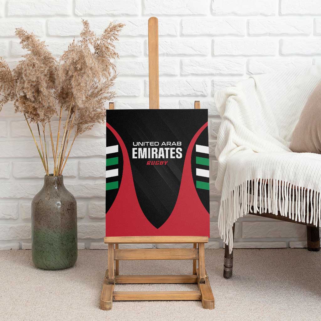 United Arab Emirates Rugby Canvas Wall Art UAE Go Champions