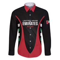 Custom United Arab Emirates Rugby Family Matching Mermaid Dress and Hawaiian Shirt UAE Go Champions