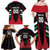 Custom United Arab Emirates Rugby Family Matching Off Shoulder Maxi Dress and Hawaiian Shirt UAE Go Champions