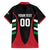 Custom United Arab Emirates Rugby Family Matching Off Shoulder Maxi Dress and Hawaiian Shirt UAE Go Champions