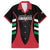 Custom United Arab Emirates Rugby Family Matching Short Sleeve Bodycon Dress and Hawaiian Shirt UAE Go Champions