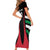 Custom United Arab Emirates Rugby Family Matching Short Sleeve Bodycon Dress and Hawaiian Shirt UAE Go Champions