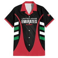 Custom United Arab Emirates Rugby Family Matching Summer Maxi Dress and Hawaiian Shirt UAE Go Champions