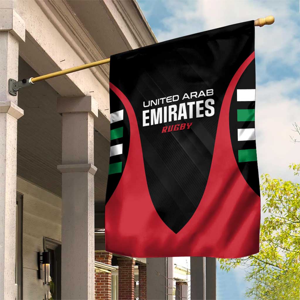 United Arab Emirates Rugby Garden Flag UAE Go Champions