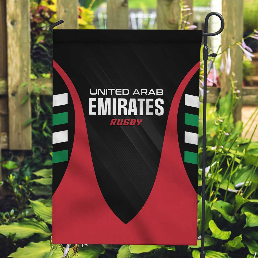 United Arab Emirates Rugby Garden Flag UAE Go Champions