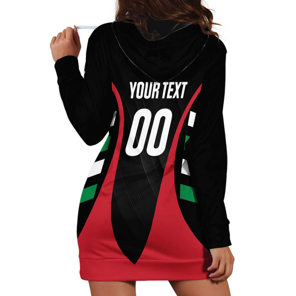 Custom United Arab Emirates Rugby Hoodie Dress UAE Go Champions