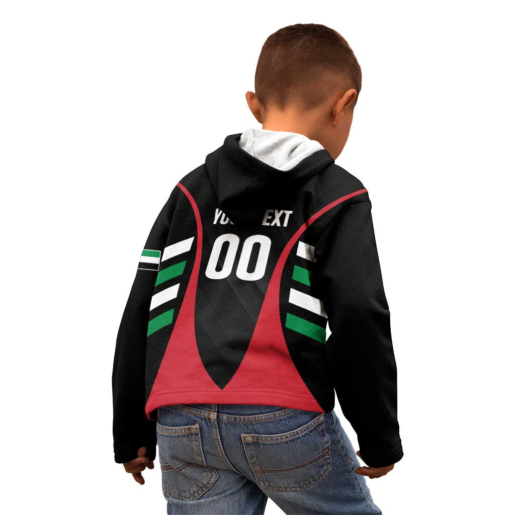 Custom United Arab Emirates Rugby Kid Hoodie UAE Go Champions