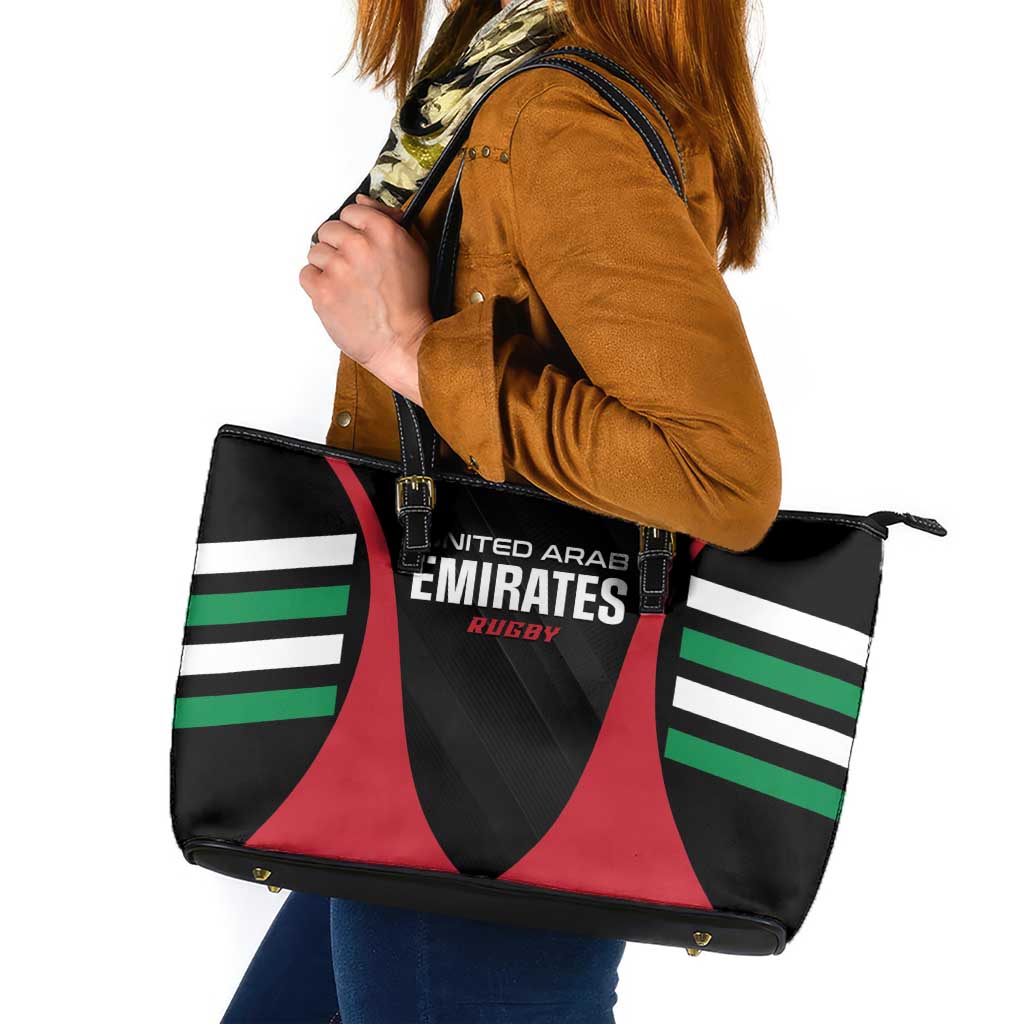 United Arab Emirates Rugby Leather Tote Bag UAE Go Champions