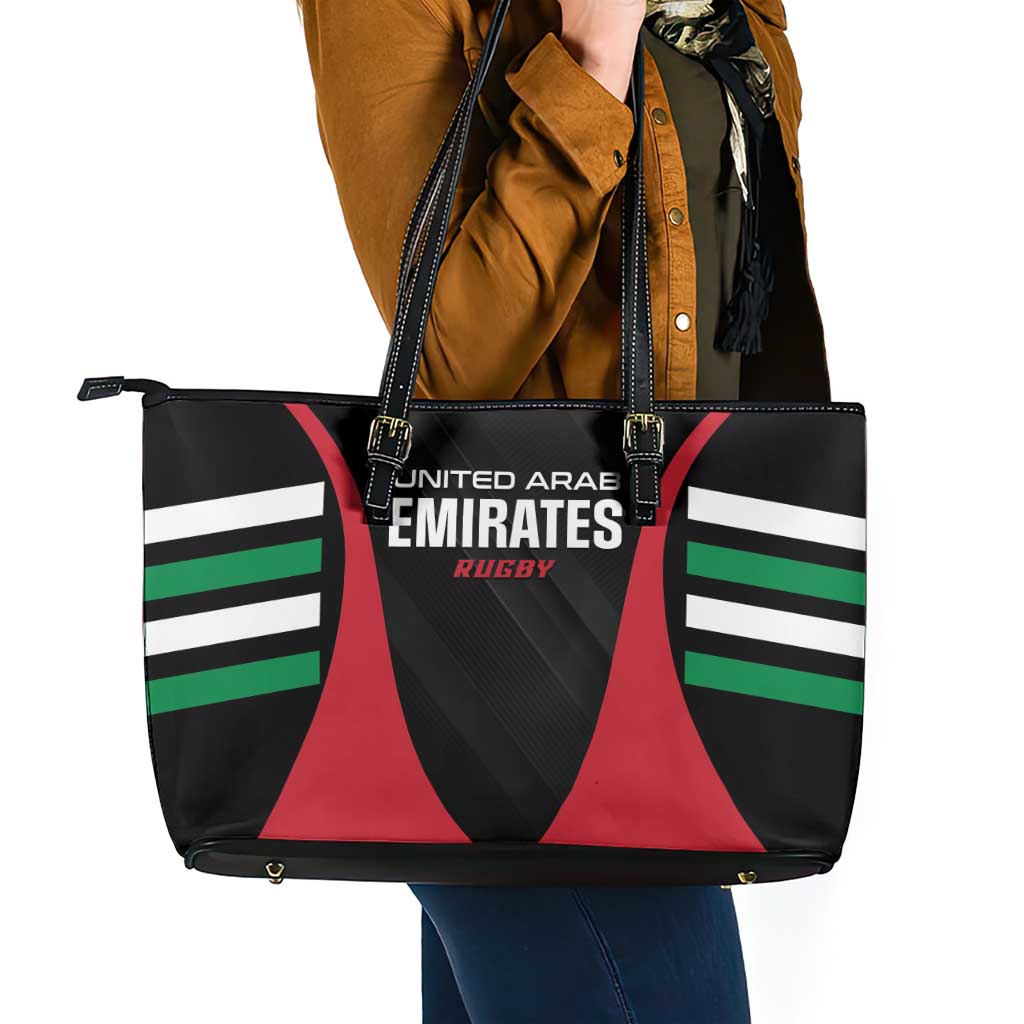 United Arab Emirates Rugby Leather Tote Bag UAE Go Champions