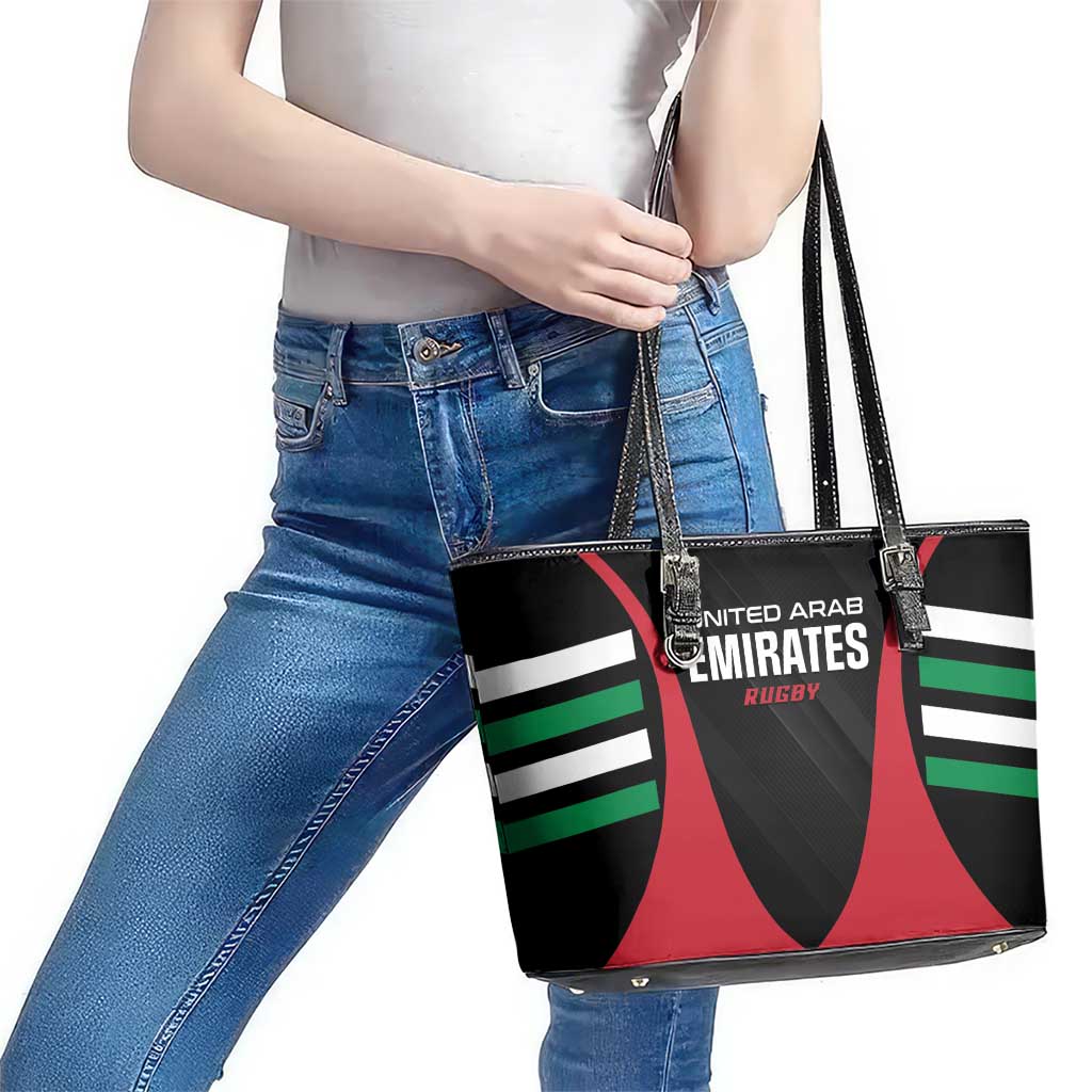 United Arab Emirates Rugby Leather Tote Bag UAE Go Champions