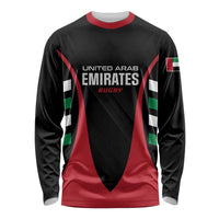 Custom United Arab Emirates Rugby Long Sleeve Shirt UAE Go Champions