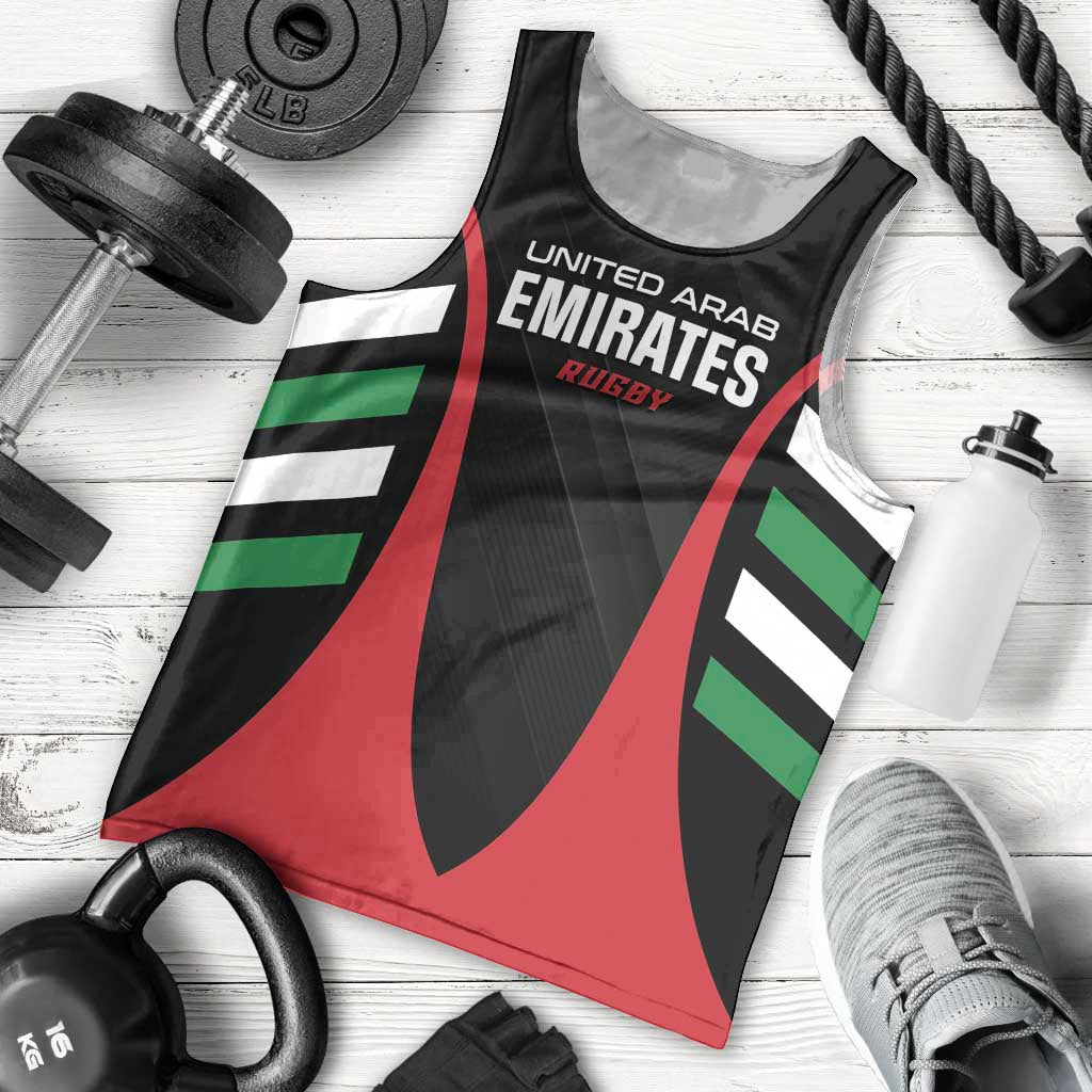 Custom United Arab Emirates Rugby Men Tank Top UAE Go Champions