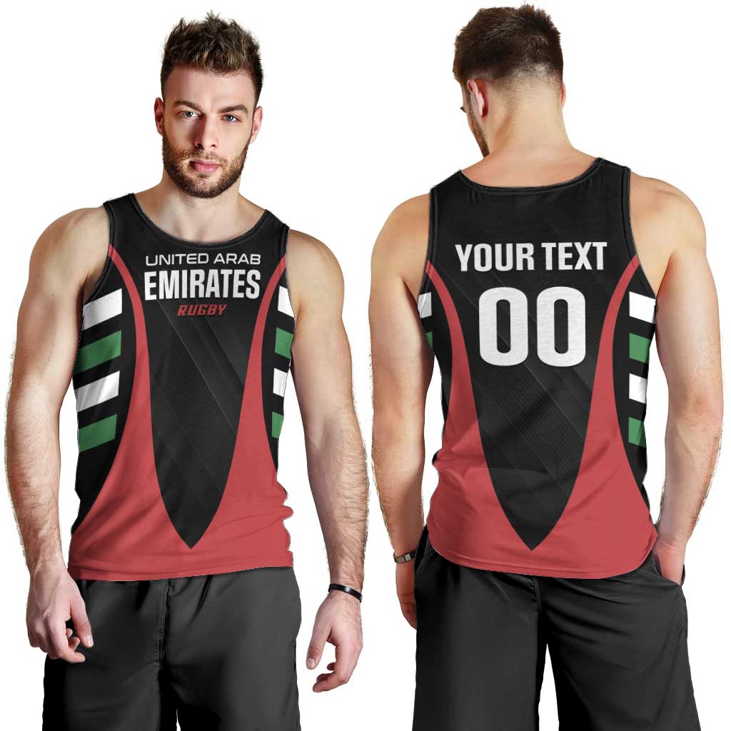 Custom United Arab Emirates Rugby Men Tank Top UAE Go Champions